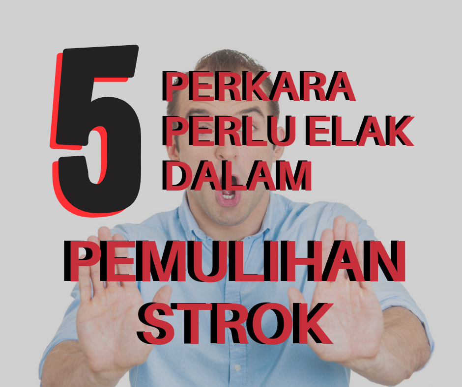 Elakkan 5 Perkara Ini Jika Anda Ada Masalah Stroke