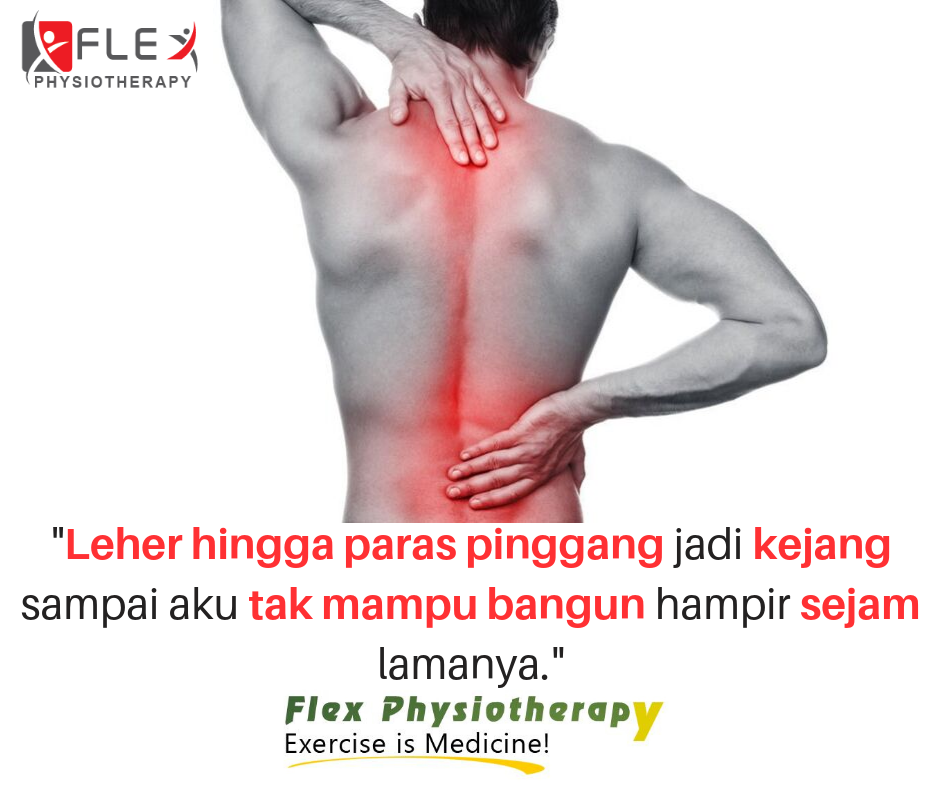 Kejang dari leher hingga pinggang akibat fibromyalgia