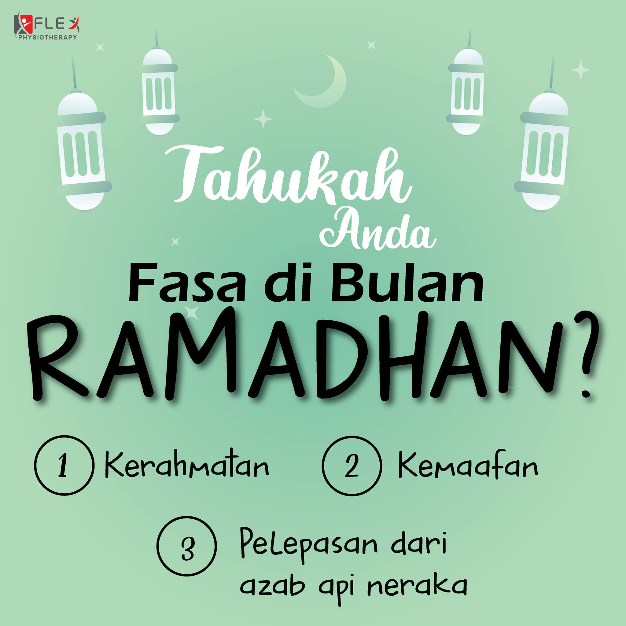 Fasa bulan Ramadan, amal dan aktif