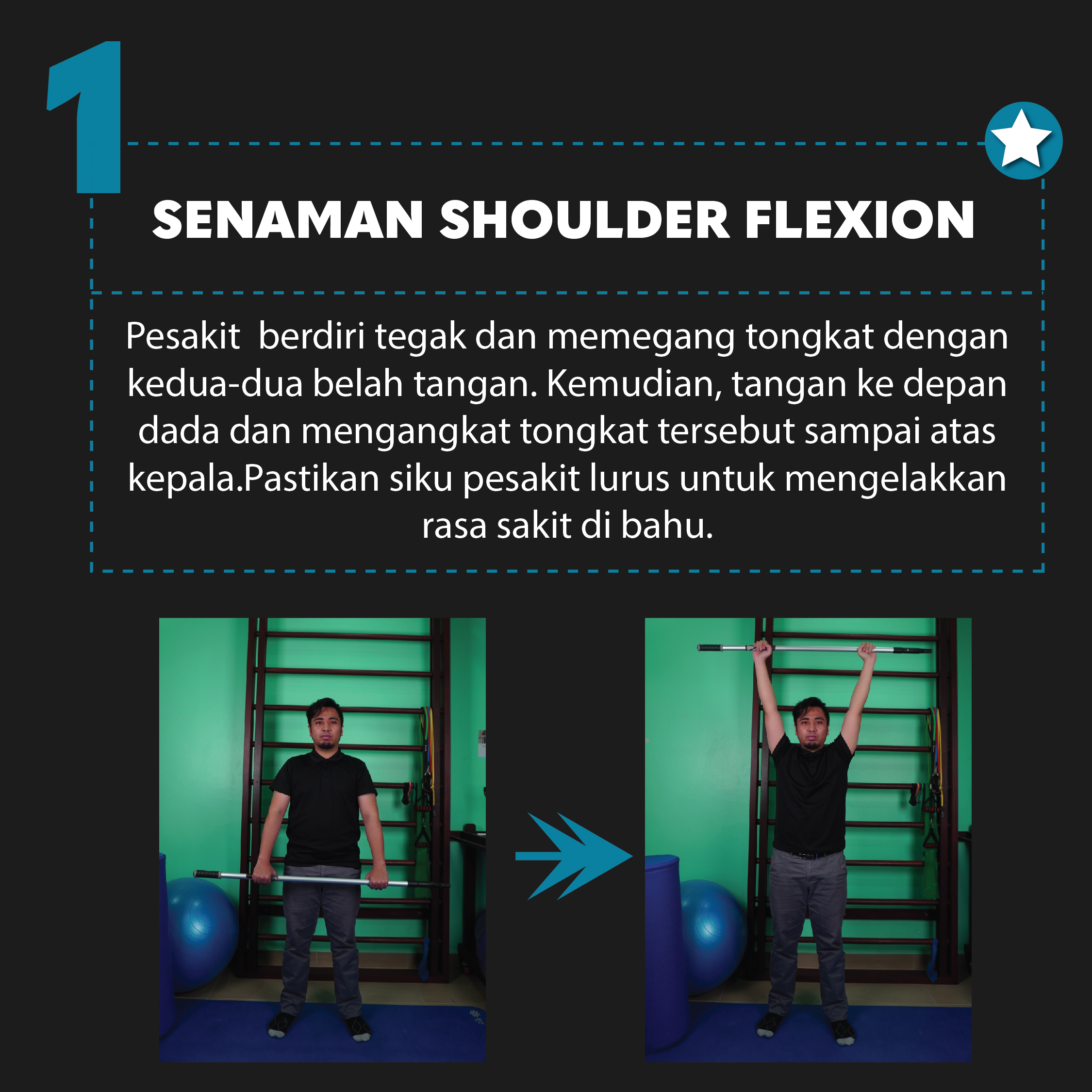 Senaman Shoulder Flexion