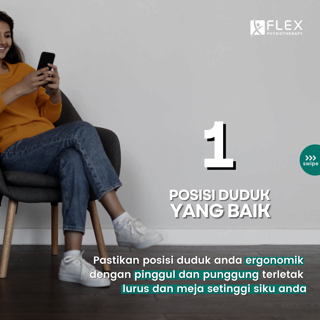 Posisi Duduk Elak Sindrom 'Text Neck'
