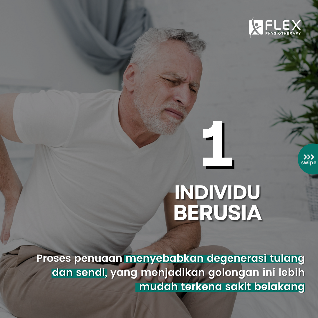 Sakit belakang kronik bila semakin berusia