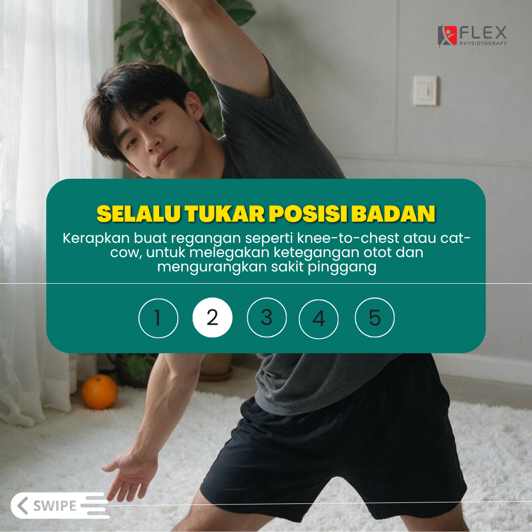 Selalu Tukar Posisi Badan Jika Pinggang Sakit
