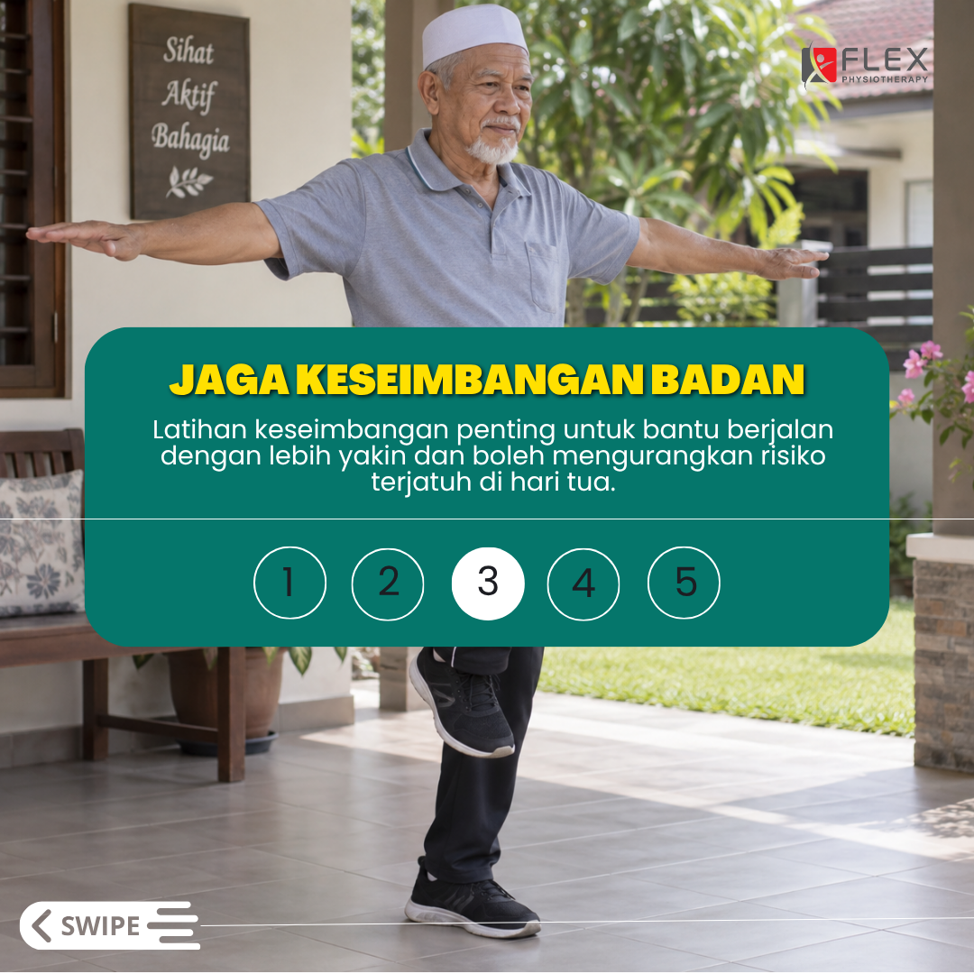 Jaga Keseimbangan Badan Untuk Kekal Aktif
